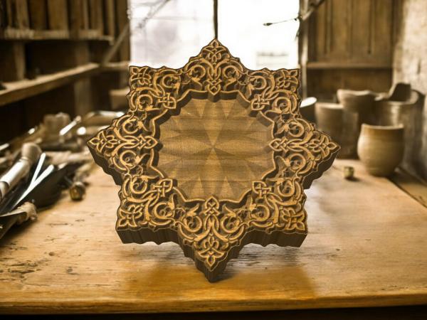 Mandalastempel aus Hartholz Mandalastempel aus Hartholz